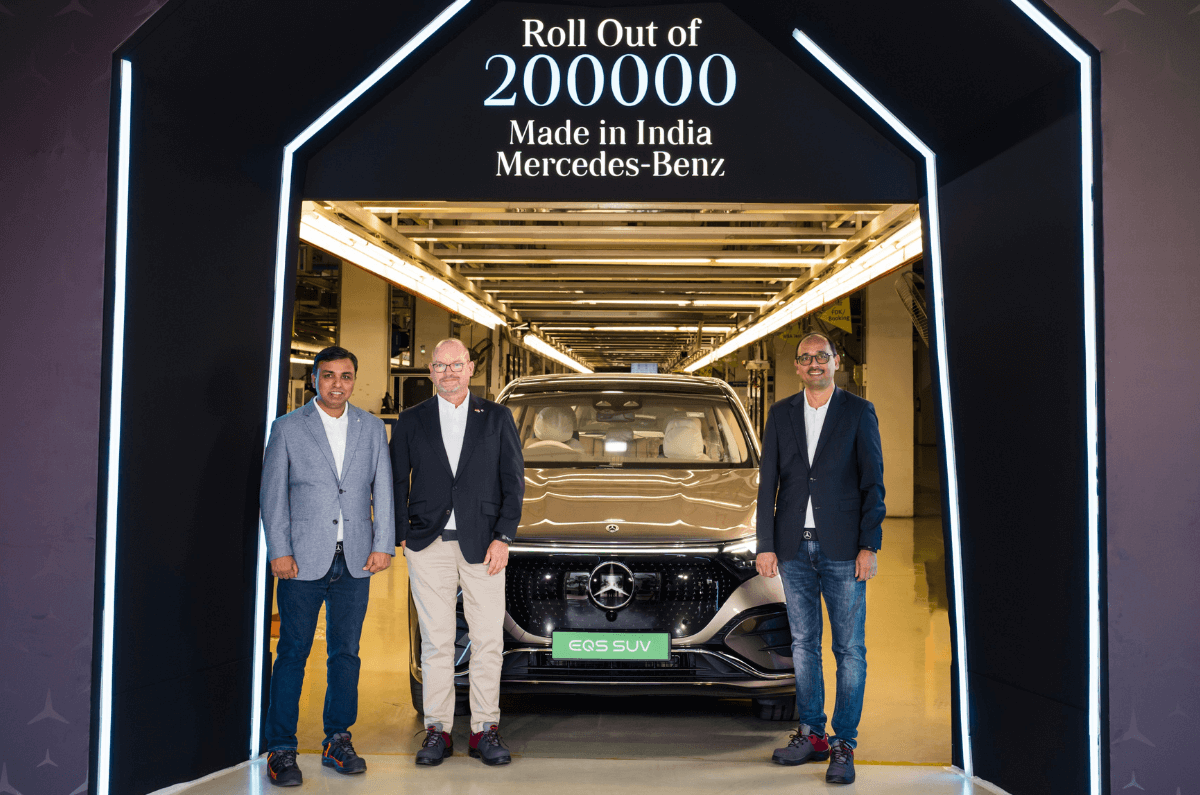 Mercedes EQS SUV is brand's 2,00,000th made-in-India model